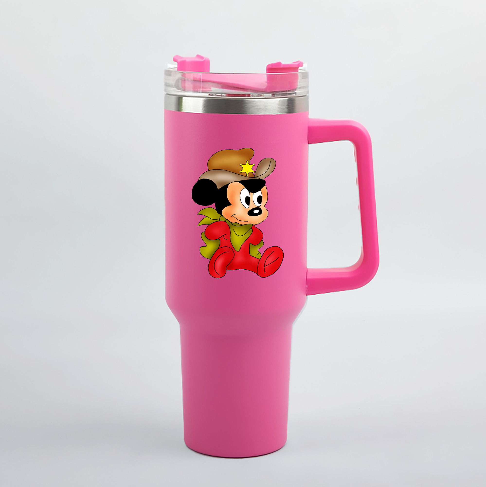 （画像用） ミッキーマウス Mickey Mouse 1200mL車用タンブラー（カラープリント）
